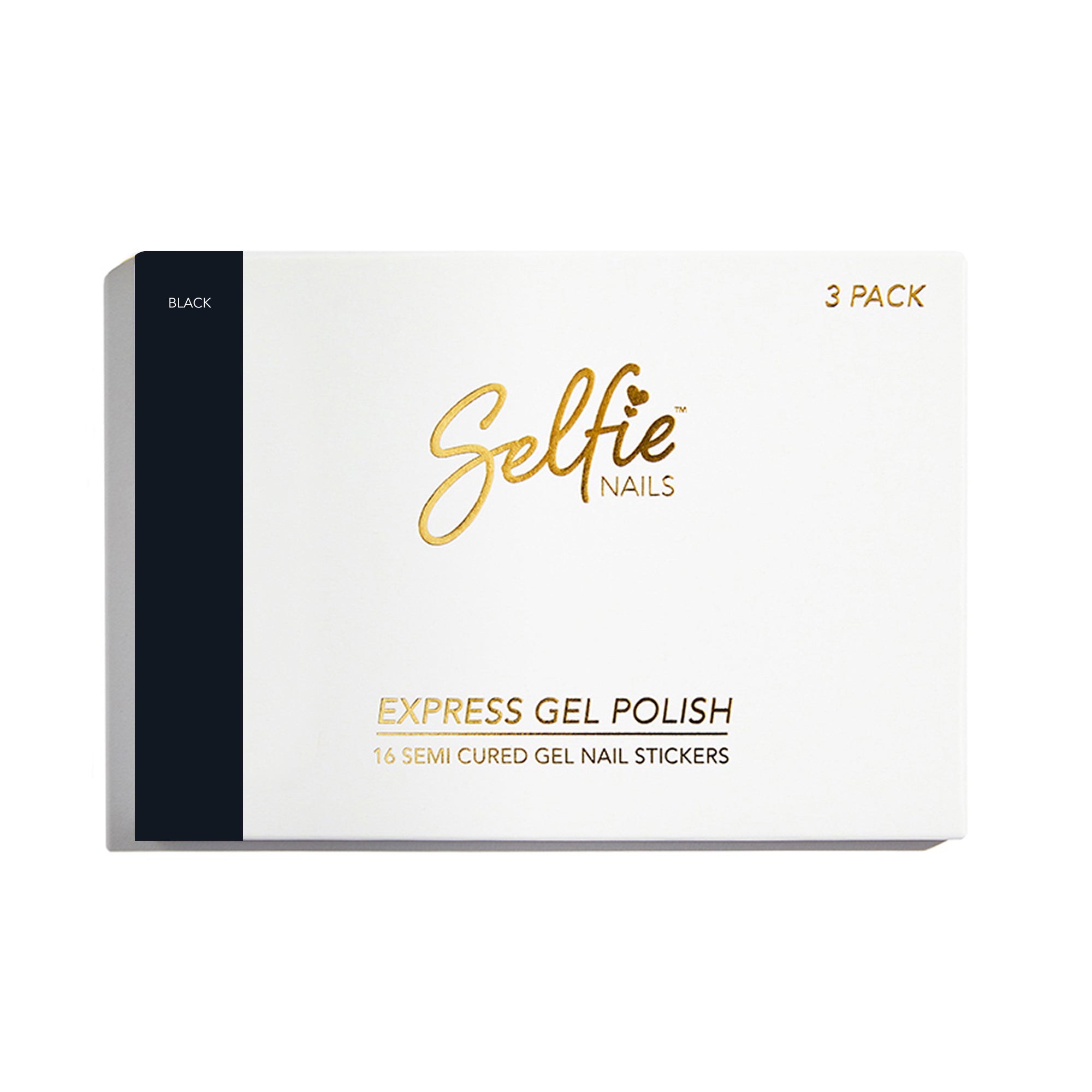SELFIE NAILS BLACK 3 PACK