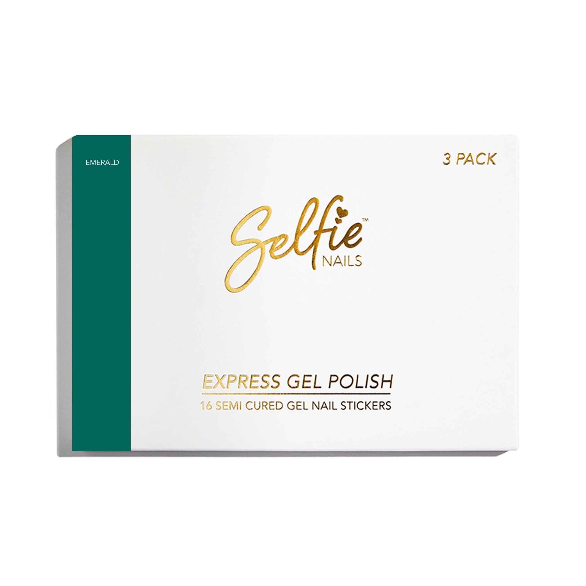SELFIE NAILS EMERALD 3 PACK