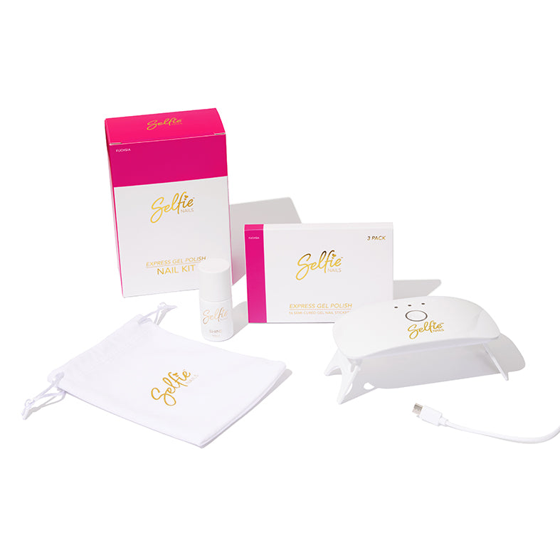 GIFT BOX NAIL KIT - FUCHSIA