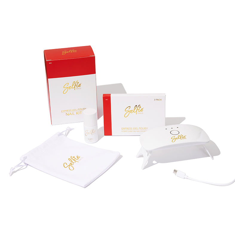 GIFT BOX NAIL KIT - RED