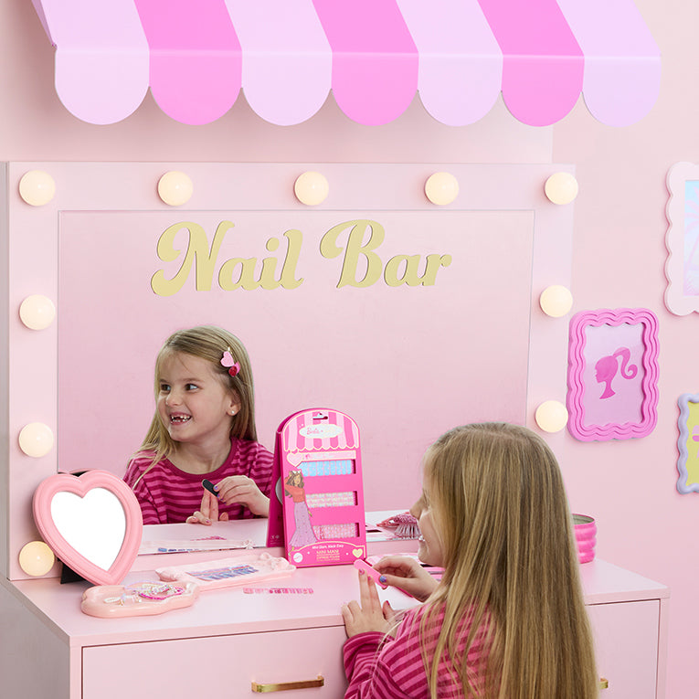Barbie™ x Selfie Nails Mini Mani Express Polish - Hearts & Blooms