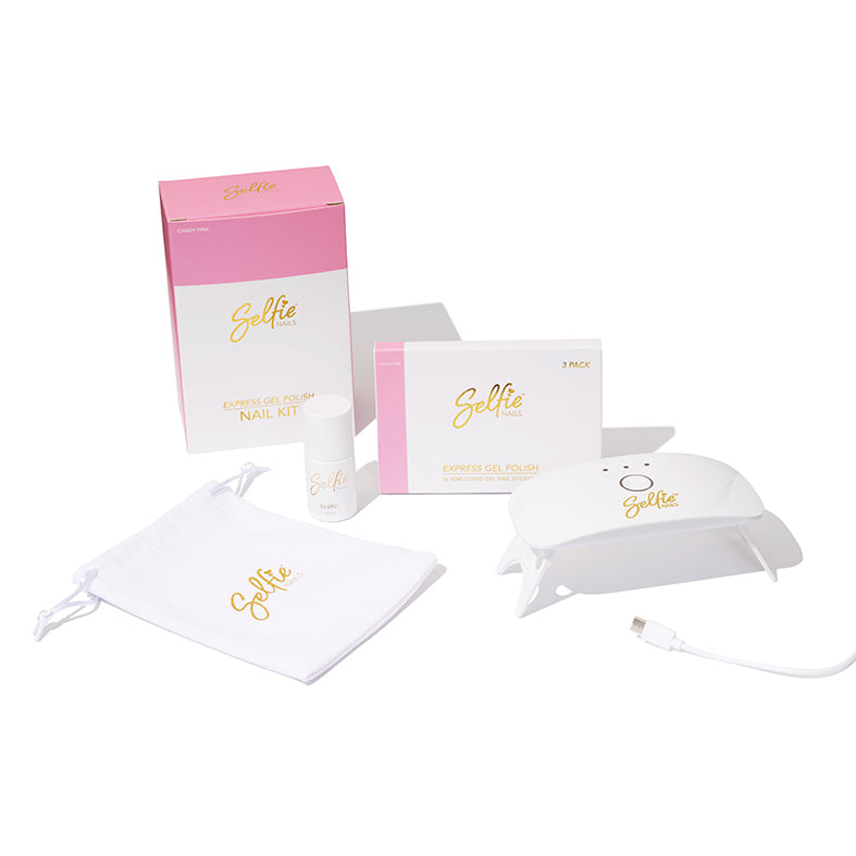 GIFT BOX NAIL KIT - CANDY PINK