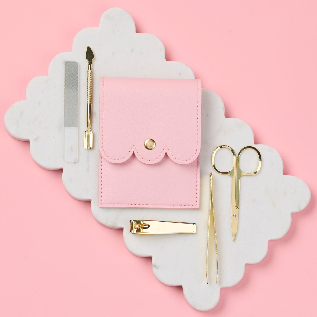 Manicure Tool Kit - Pink