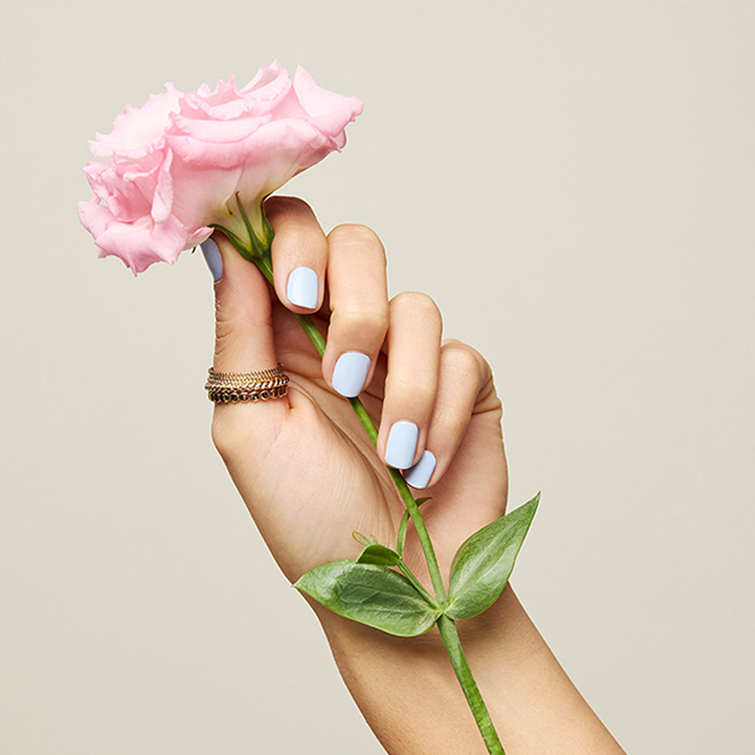 SELFIE NAILS SKY BLUE COLOUR