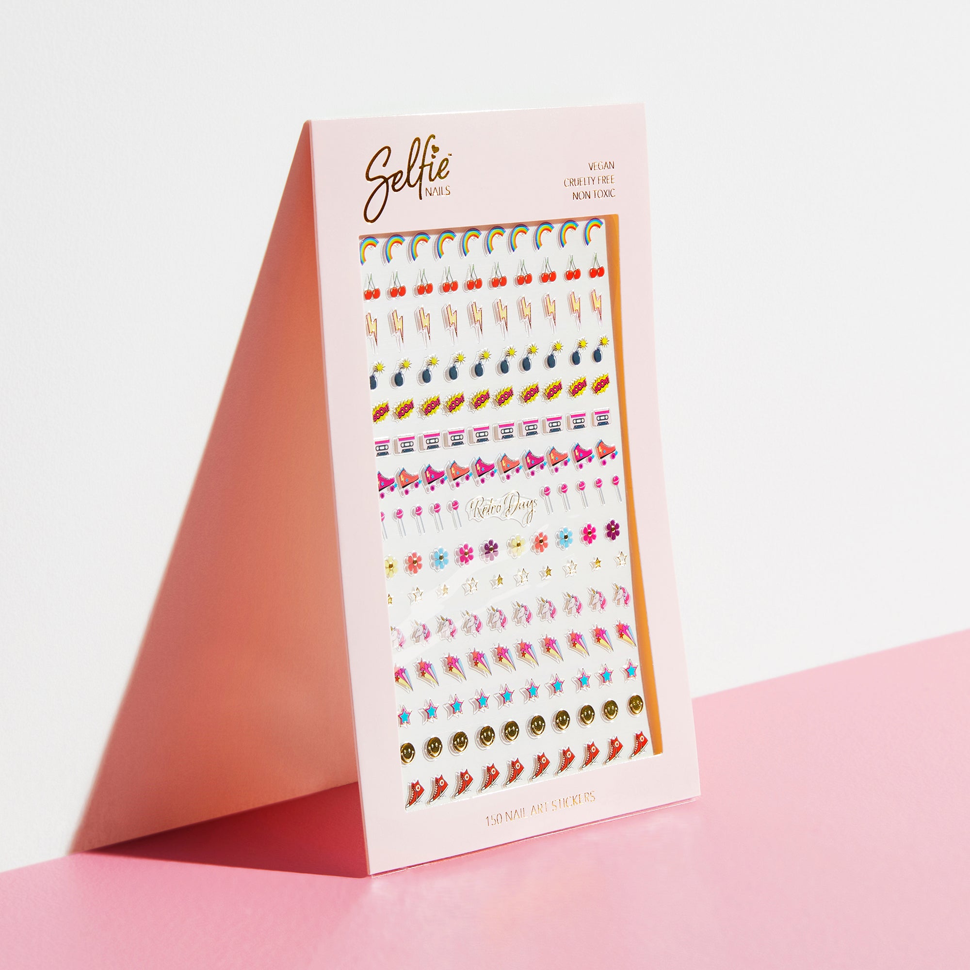 SELFIE NAILS RETRO NAIL ART STICKERS