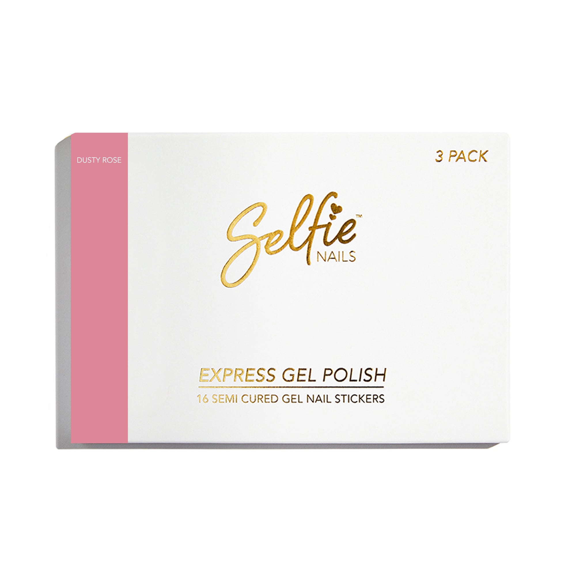 SELFIE NAILS DUSTY ROSE 3 PACK