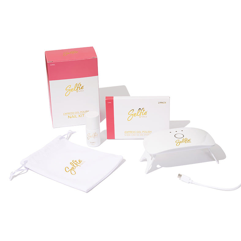 GIFT BOX NAIL KIT - CORAL