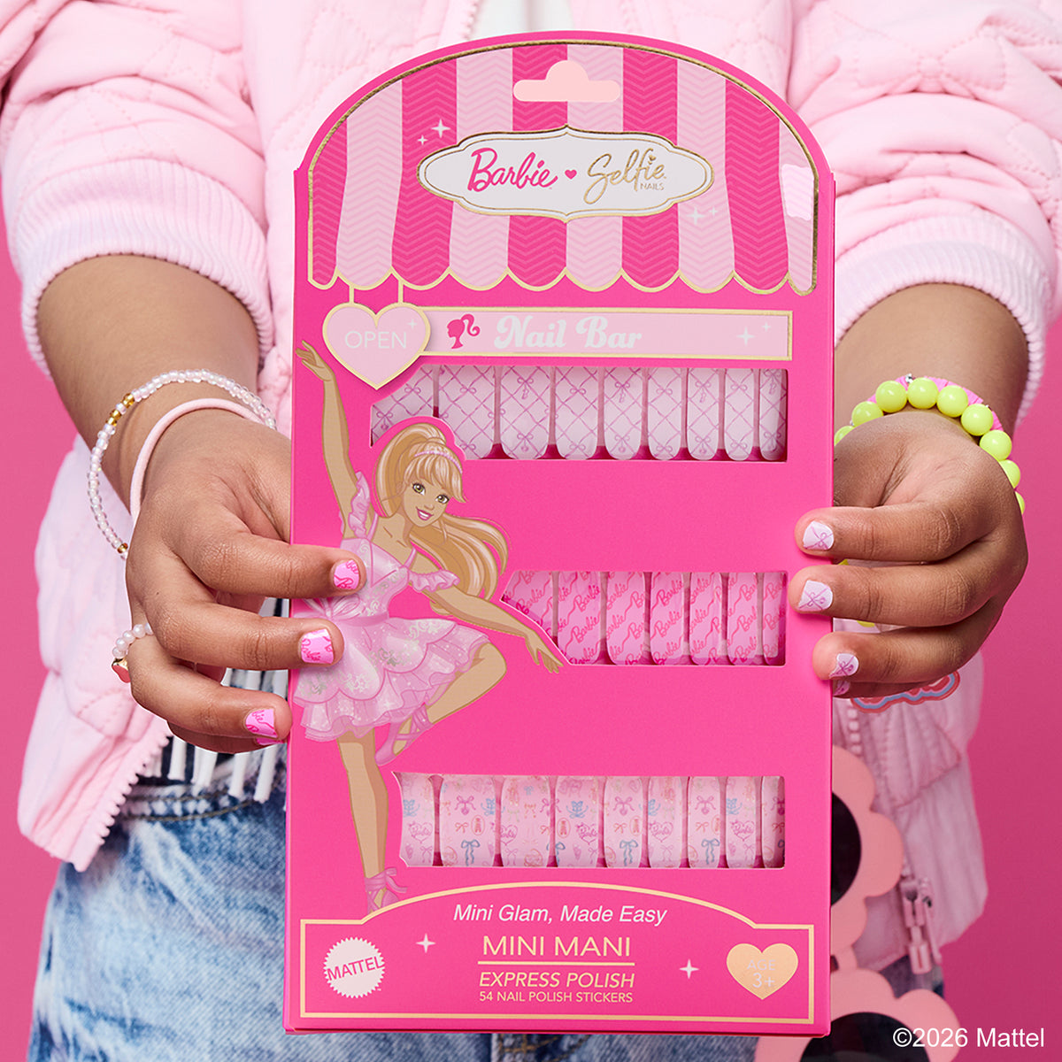 Barbie™ x Selfie Nails Mini Mani Express Polish - Ballet