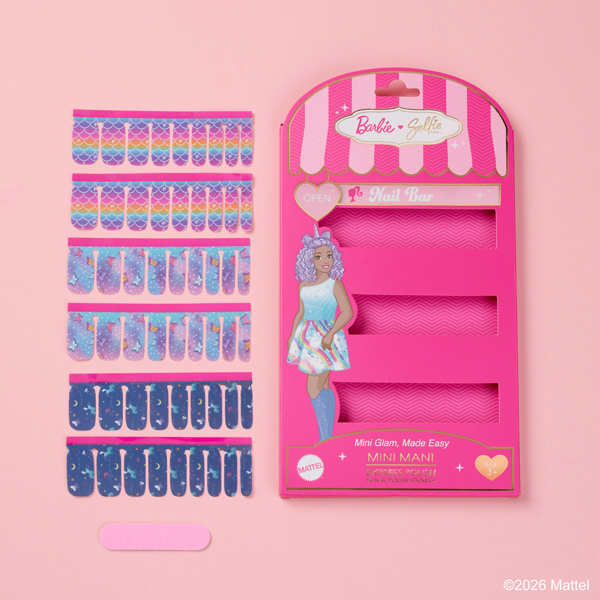 Barbie™ x Selfie Nails Mini Mani Express Polish - Fantasy