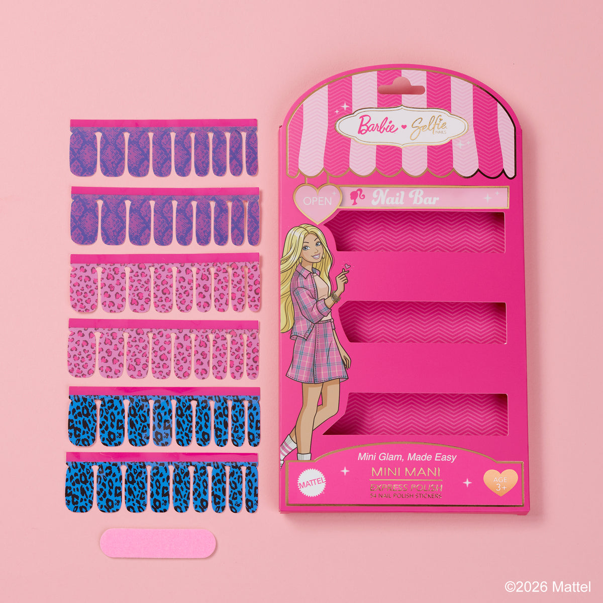 Barbie™ x Selfie Nails Mini Mani Express Polish - Fashion