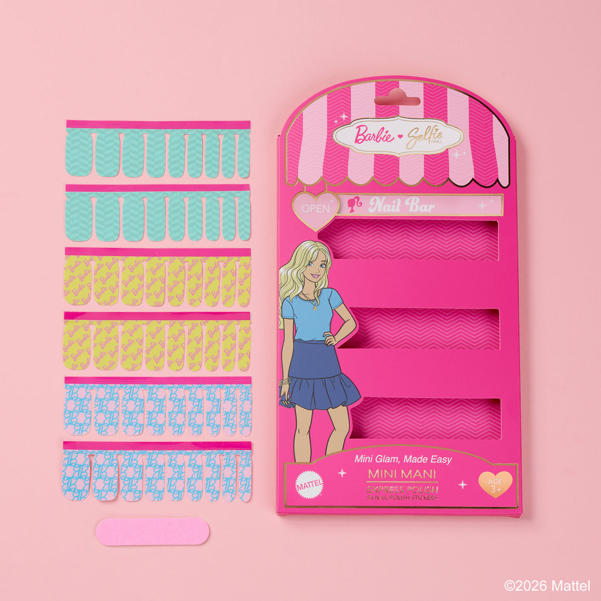Barbie™ x Selfie Nails Mini Mani Express Polish - Iconic