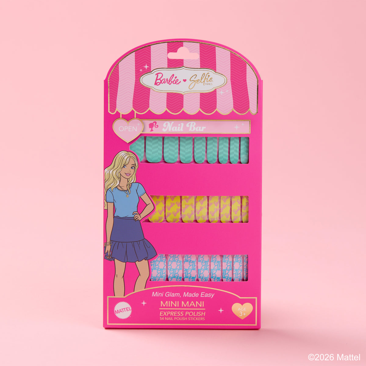 Barbie™ x Selfie Nails Mini Mani Express Polish - Iconic