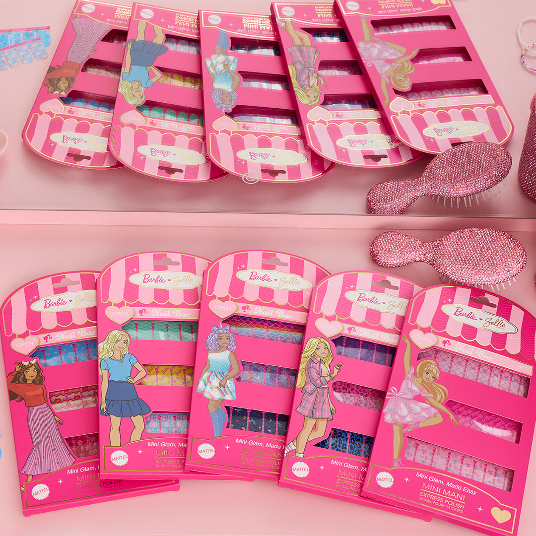 Barbie™ x Selfie Nails Mini Mani 5 Pack